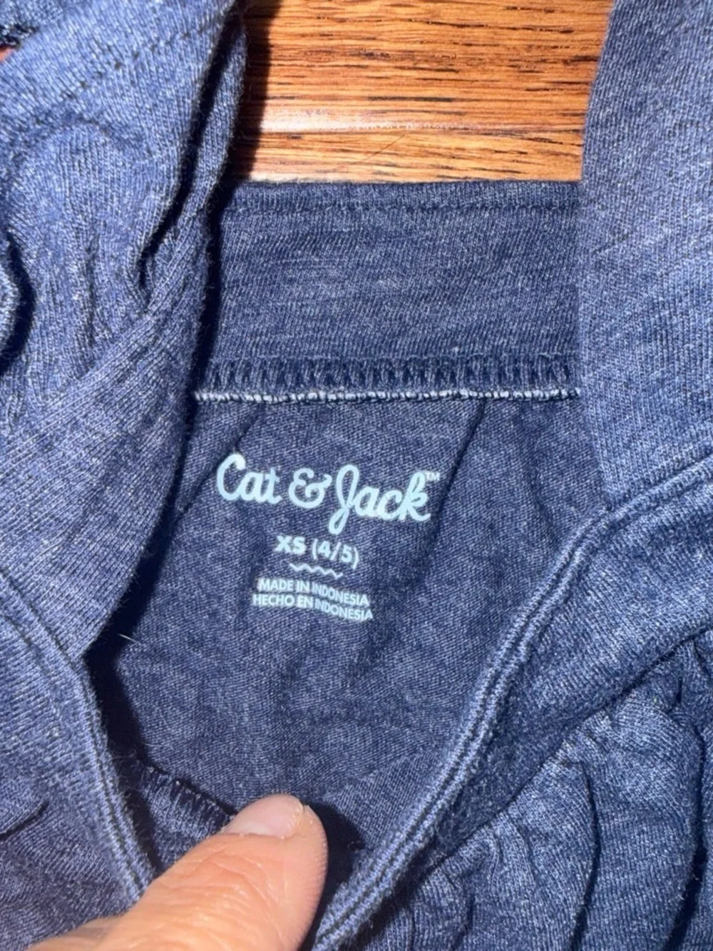 Cat & Jack Navy Tank Top and Embroidered Denim Shorts Set